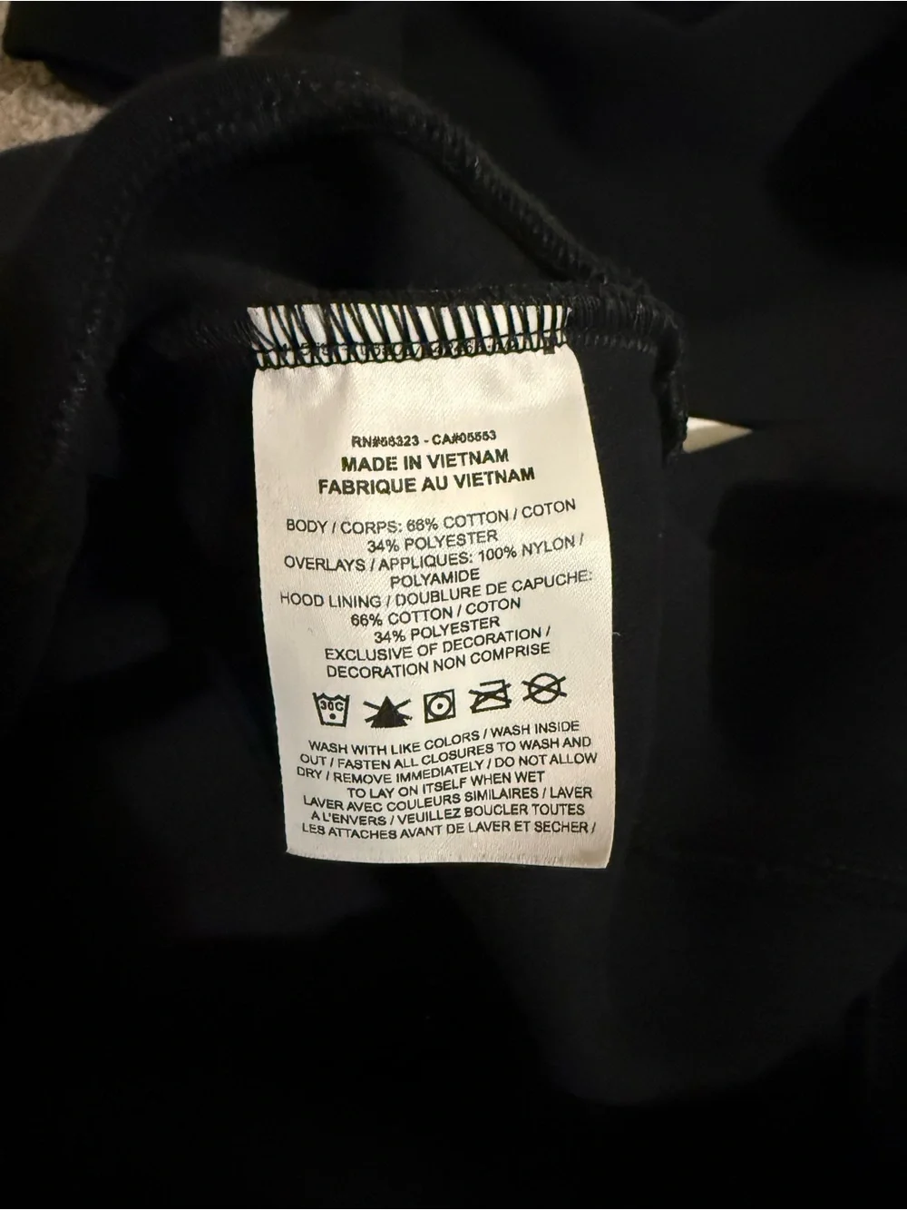 Jordan black pullover
